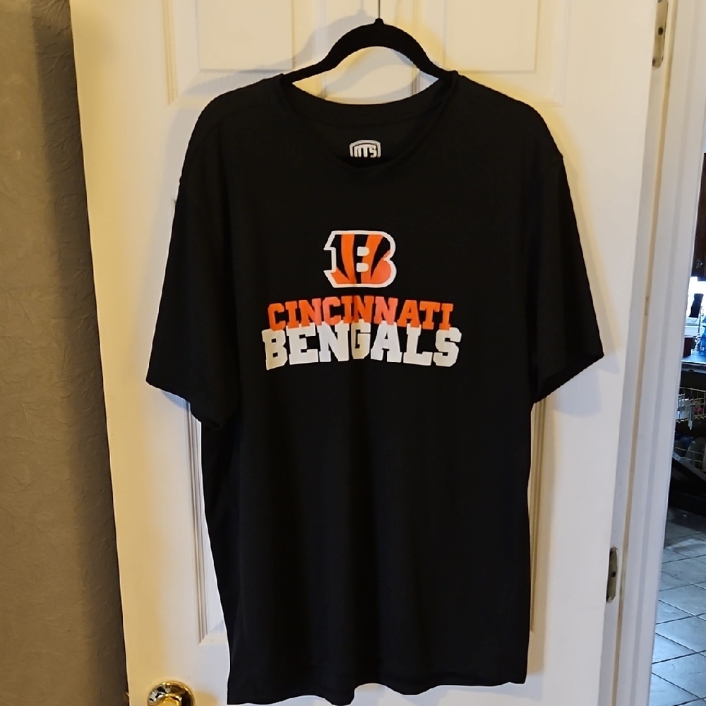 Men's Black Cincinnati Bengals Short Sleeve Tee